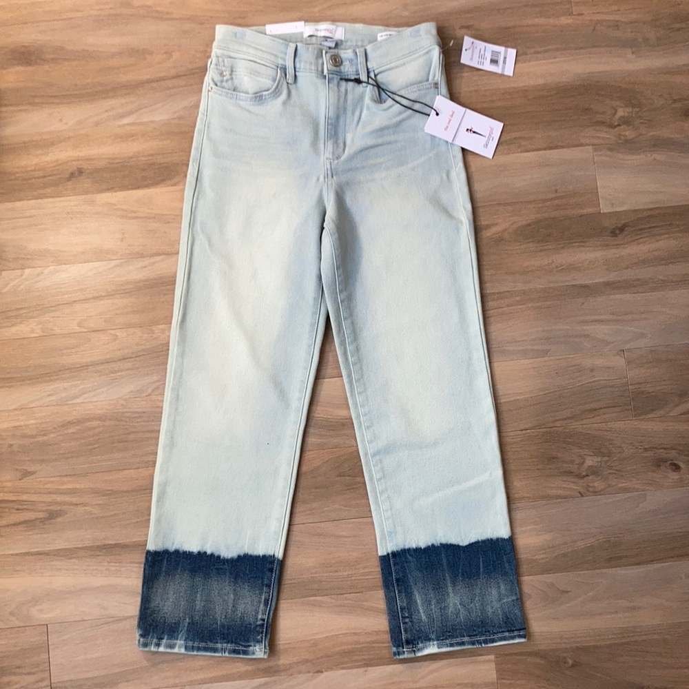 Skinnygirl high rise straight crop jean size 27 / 4